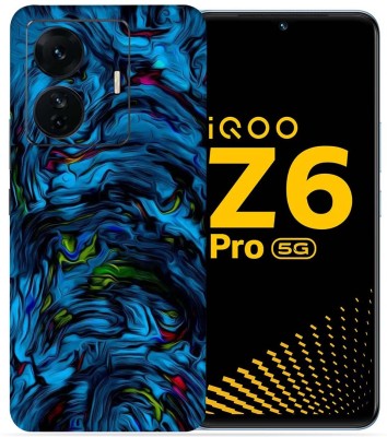 Satisfactory Vivo Iqoo Z6 pro 5g, Blue Lava, OggyBaba Mobile Skin(Multicolor)