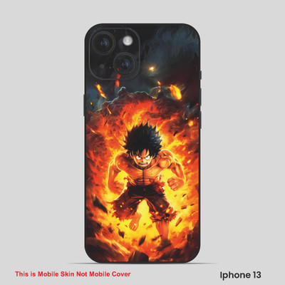VYBE The Smart Choice iPhone 13 Kakashi Embossed Mobile Skin(Mineral Grey 14)