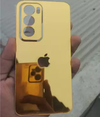 MOBIZONE OPPO RENO 12 PRO 5G GOLD MIRROR BACK PANNEL Mobile Skin(Gold)