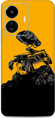 SkinoMania Vivo Iqoo Z6 Lite 5G Mobile Skin(Multicolor Wall E Yellow)