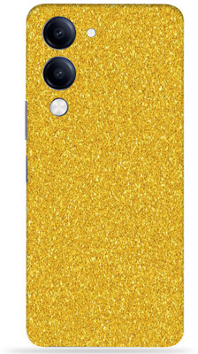 Gizmo Wraps T4 Lite 5g Mobile Skin(Golden Gliter)