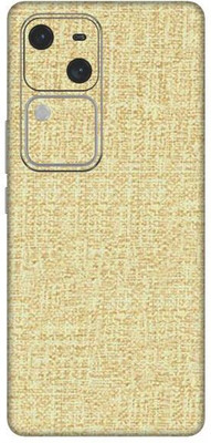 Vcare GadGets Light Hemp Wooden V30 5G Mobile Skin(Light Hemp Wooden)
