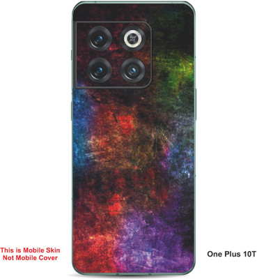 VYBE The Smart Choice One Plus 10T Abstract Embossed Mobile Skin(Plum Purple A10)