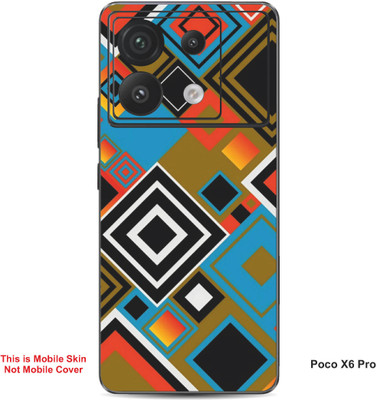 VYBE The Smart Choice Poco X6 Pro Pattern Embossed Mobile Skin(Twilight 1)