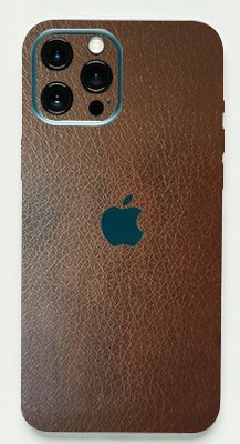 TJ CREATION APPLE iPhone 13 Pro Max Mobile Skin(Ultra Super Brown Leather Skin With High Matte Finish.)