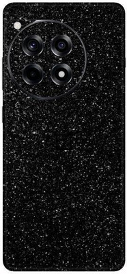 Vcare GadGets Glitter Black OnePlus 12 R 5G With Logo Mobile Skin(Glitter Black)
