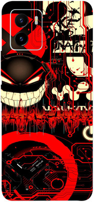 BUGGU VIVO Y15C Mobile Skin(Red Graffiti Skin With High Matte Finish.)