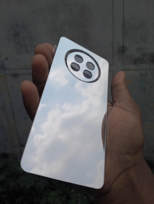 MOKPLZ REALME NARZO 70X 5G SILVER MIRROR BACK PANNEL Mobile Skin(Silver)