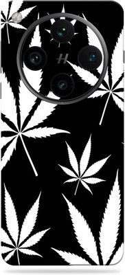 WeCre8 Skin's OPPO Find X8 5G Premium Vinyl Mobile Skin (Multicolor) Mobile Skin(Black and white Leafs)