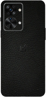 BugguSkin Oneplus Nord 2T (5g) Mobile Skin(Ultra Super Black Leather With High Matte Finish.)