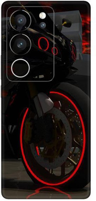 Vcare GadGets Bike Black Red Vivo V29 5G Mobile Skin(Multicolor)