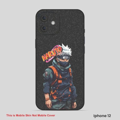 VYBE The Smart Choice iPhone 12 Naruto Embossed Mobile Skin(Brown Sugar 21)