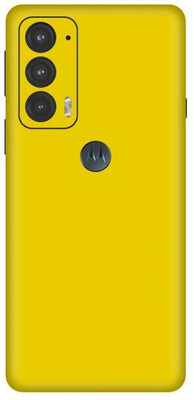 Vcare GadGets Moto Edge 20 5G Mobile Skin(Yellow)