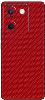 Vcare GadGets Fiber Carbon Red Y200 Pro 5G Mobile Skin(Fiber Carbon Red)