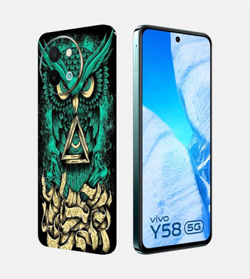 OggyBaba Vivo Y58 5g Mobile Skin(Angry Owl)
