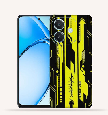 OggyBaba OggyBaba Oppo A3 5g Mobile Skin(Cyberpunk-Yellow-Black)