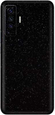 Vcare GadGets Vivo X50 Mobile Skin(Starry Glitter Black)