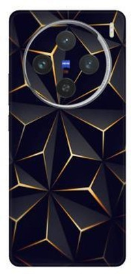 Vcare GadGets X100 (5G) Mobile Skin(Black & Gold)