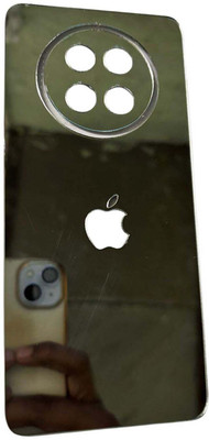 TWUAOP REALME 12X 5G MOBILE SKIN ACRYLIC SHEET MIRROR BACK PANNEL APPLE Mobile Skin(Silver)