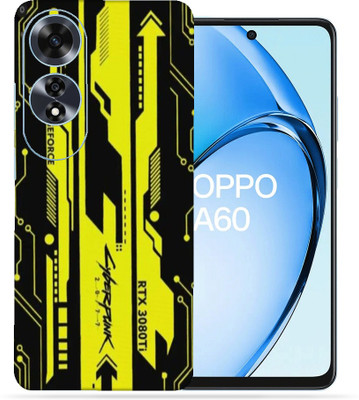 OggyBaba OggyBaba Oppo A60 Mobile Skin(Cyberpunk Yellow Black)