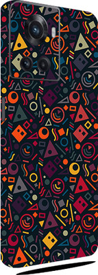 TJ CREATION OnePlus 10R 5G Mobile Skin(Ultra Super Geometric Shape Skin With High Matte Finish.)