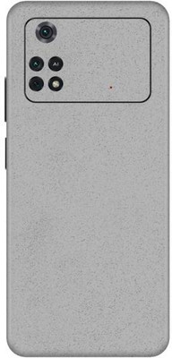 Vcare GadGets Poco M4 Pro Mobile Skin(Silver)