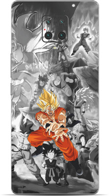VYBE The Smart Choice Redmi Note 9pro Goku Mobile Skin Mobile Skin(Anti-flash White 24)
