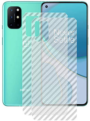 eZell OnePlus 8T (2 pack ) Mobile Skin(Transparent)
