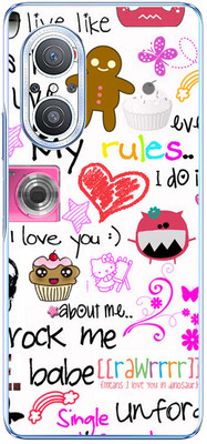 FCS Huawei nova 10 Youth Printed Back skin Mobile Skin(Writing)