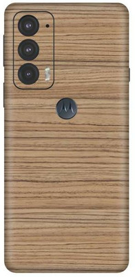 Vcare GadGets Moto Edge 20 5G Mobile Skin(Wooden)