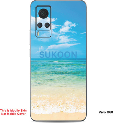 VYBE The Smart Choice Vivo X60 Naturel Mobile Skin(Denim Blue 10)