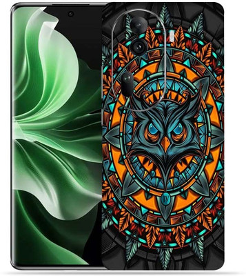 Satisfactory Oppo Reno 11 Pro 5G, Mighty owl, OggyBaba Mobile Skin(Multicolor)