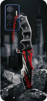 AsSkin Vivo V23e 5G Mobile Skin(Ultra Super Killer Knife Skin With High Matte Finish)