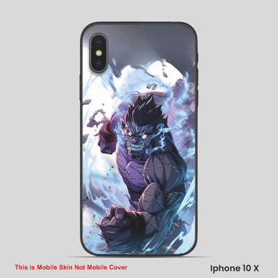VYBE The Smart Choice iPhone 10X Goku Embossed Mobile Skin(Desert Storm 13)