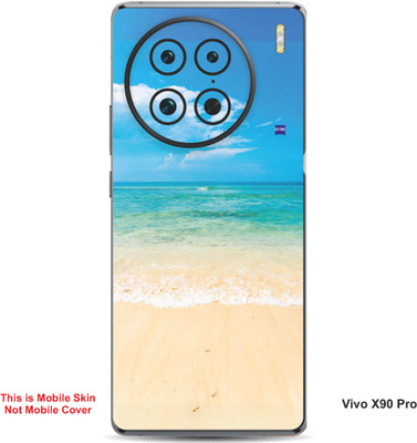 VYBE The Smart Choice Vivo X90 Pro Naturel Mobile Skin(Denim Blue, White 17)