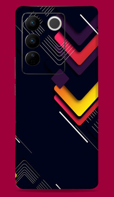 SkinoMania Vivo V27 Pro 5G Mobile Skin(Multicolor Elbow-Abstract)