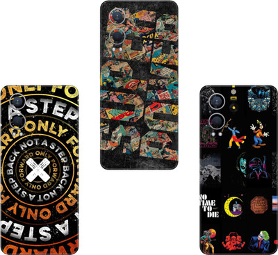 SKINFACTORY MI 10I(PACK OF 3)Camera&Back Protector Premium Vinyl Mobile Skin(Multicolor)