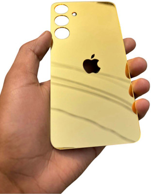 TWUAOP SAMSUNG GALAXY A14 5G BACK PANNEL ACRYLIC.. Mobile Skin(Gold)