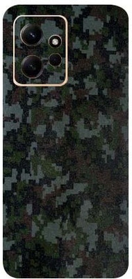 TJ CREATION REDMI Note 12 4G Mobile Skin(Ultra Super Camouflage Military Digital Skin With High Matte Finish.)