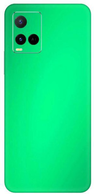 Vcare GadGets Y21 G Mobile Skin(Metallic Light Green Shining)