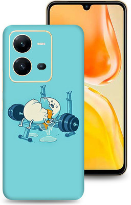 SkinoMania Vivo V25-5G Mobile Skin(Multicolor Funny Egg)
