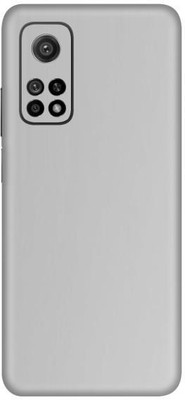 Vcare GadGets Mi 10 T 5G Mobile Skin(Metallic Silver Shining)