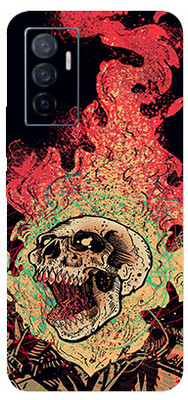 AsSkin Vivo Y75 4G Mobile Skin(Ghost Rider Mobile Skin With High Matte Finish)