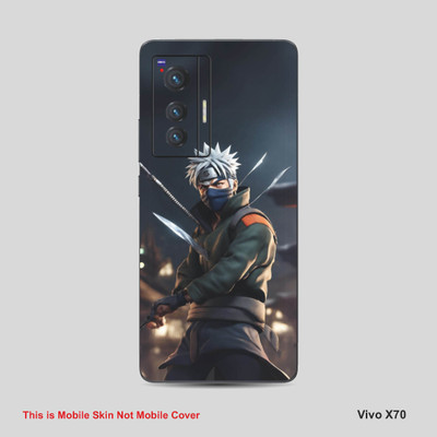 VYBE The Smart Choice Vivo 70X Kakashi Mobile Skin Mobile Skin(Black 14)