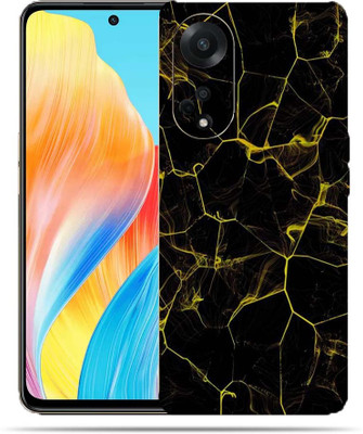 BugguSkin Oppo f23 5g Mobile Skin(Ultra Black Abstract Skin With High Matte Finish.)