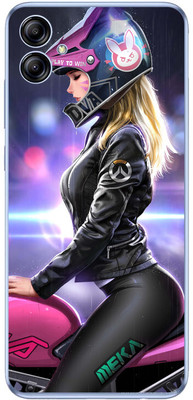 FCS Huawei P60 Printed Back skin Mobile Skin(Girl With Bike)