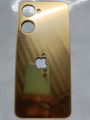 TWUAOP VIVO Y28S 5G MOBILE SKIN, MIRROR BACK PANNEL ACRYLIC SHEET Mobile Skin(Gold)