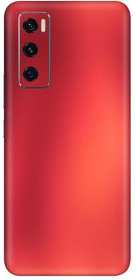 Vcare GadGets Vivo V20 SE Mobile Skin(Shining Mirror Red)