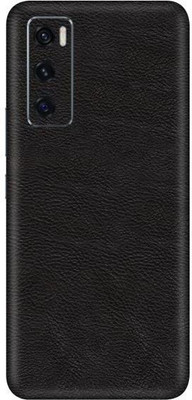 Vcare GadGets Vivo V20 SE Mobile Skin(Leather Black)