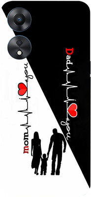 TJ CREATION OPPO A78 5G Mobile Skin(Ultra Super Mom Love Dad Skin With High Matte Finish.)